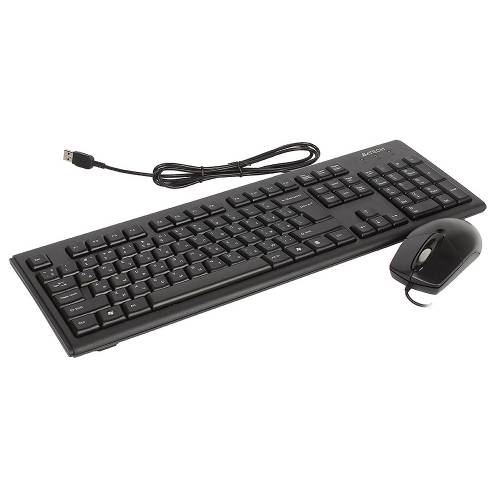 Комплект клавиатура + мышь A4 KRS-8372, черный USB