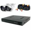 AHD Комплект уличного видеонаблюдения Ps-link KIT-C202HD 2Mp  - 2 камеры, видеорегистратор, кабель 10м (2шт)
